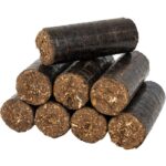 BIOMAC Rindenbriketts rund ohne Loch 450kg - Image 4