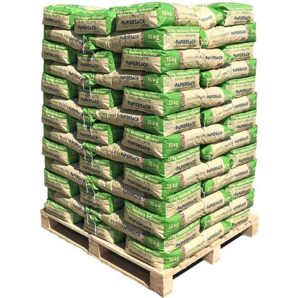 EPH Holzpellets im Papiersack, ENplusA1, 65 x 15kg Palette - Image 2