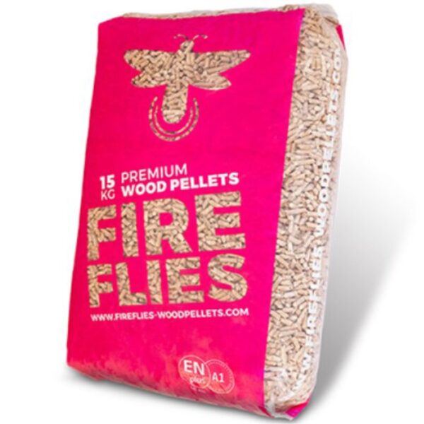 FIREFLIES Holzpellets 6mm ENplusA1, 65 x 15kg Palett - Image 3