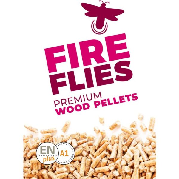 FIREFLIES Holzpellets 6mm ENplusA1, 65 x 15kg Palett - Image 4