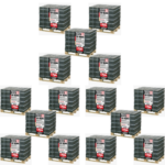 15 Paletten REKORD Braunkohlebriketts (40×25 kg) – 15 t Großvorrat